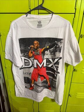 DMX Graphic Tee - White with Red Design